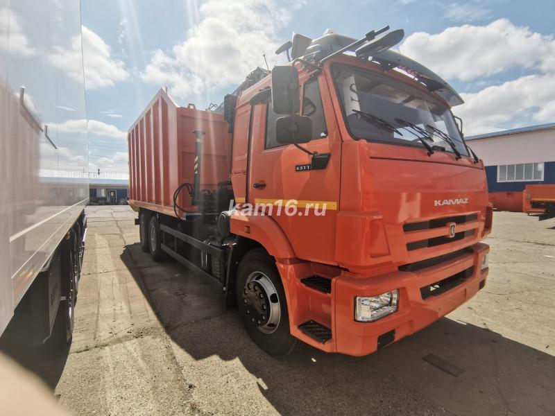 Ломовоз КАМАЗ 65115 Е-5 с ГМУ МАЙМАН 110M/ ГМУ VPL 100-76M